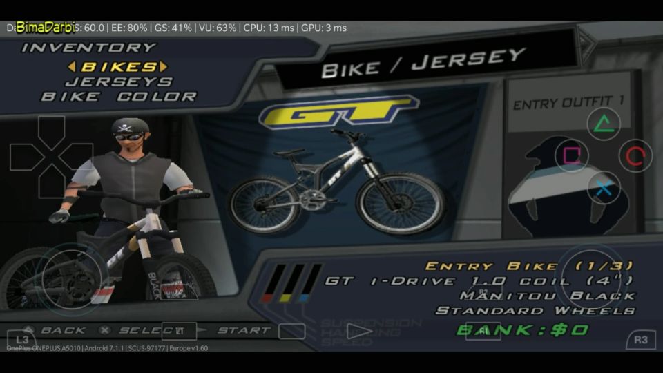 downhill psp game